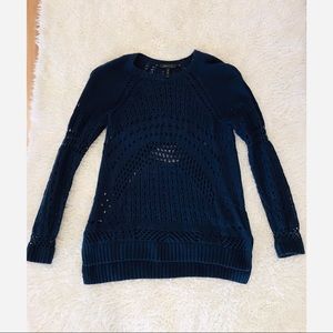 BCBG Maxazria GORGEOUS sweater Navy Size XXS